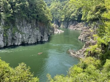瀞峡から志古まで、熊野川の支流の北山川をカヤックでダウンリバーツーリングしてみた